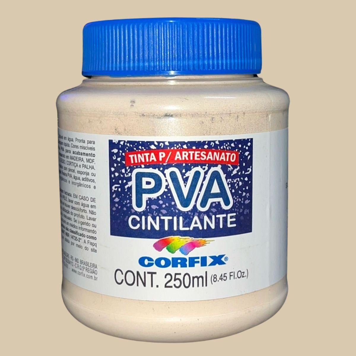 Tinta PVA Cintilante Corfix 250ml - Palácio da Arte