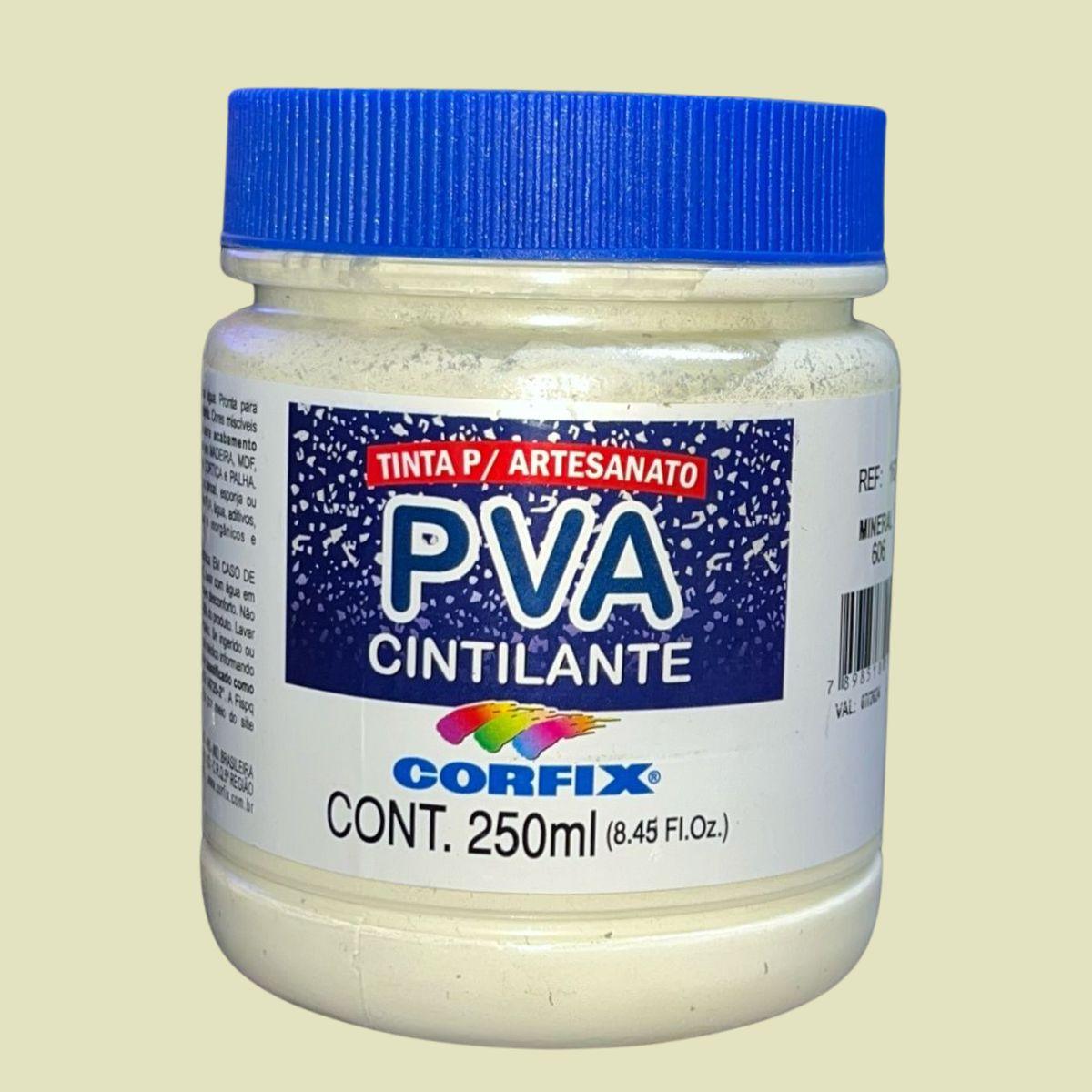 Tinta PVA Cintilante Corfix 250ml - Palácio da Arte