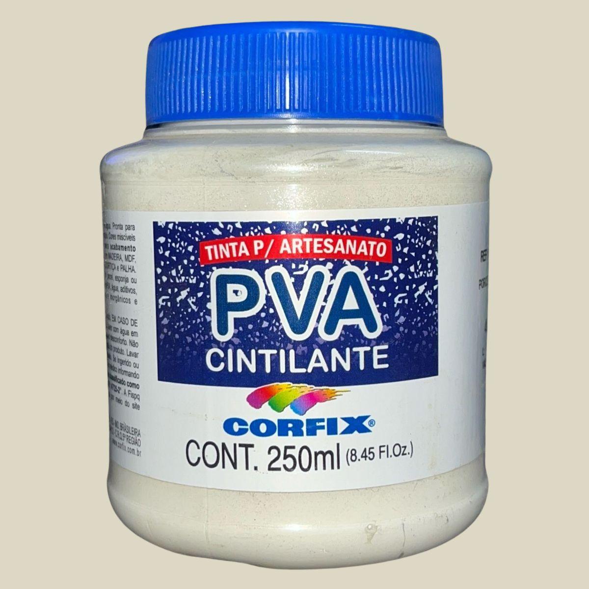 Tinta PVA Cintilante Corfix 250ml - Palácio da Arte