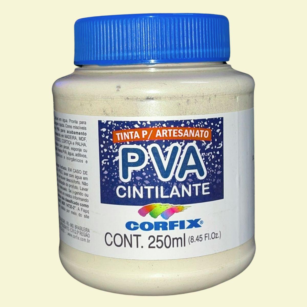 Tinta PVA Cintilante Corfix 250ml - Palácio da Arte