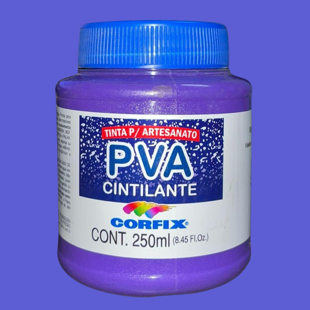 Tinta PVA Cintilante Corfix 250ml - Palácio da Arte