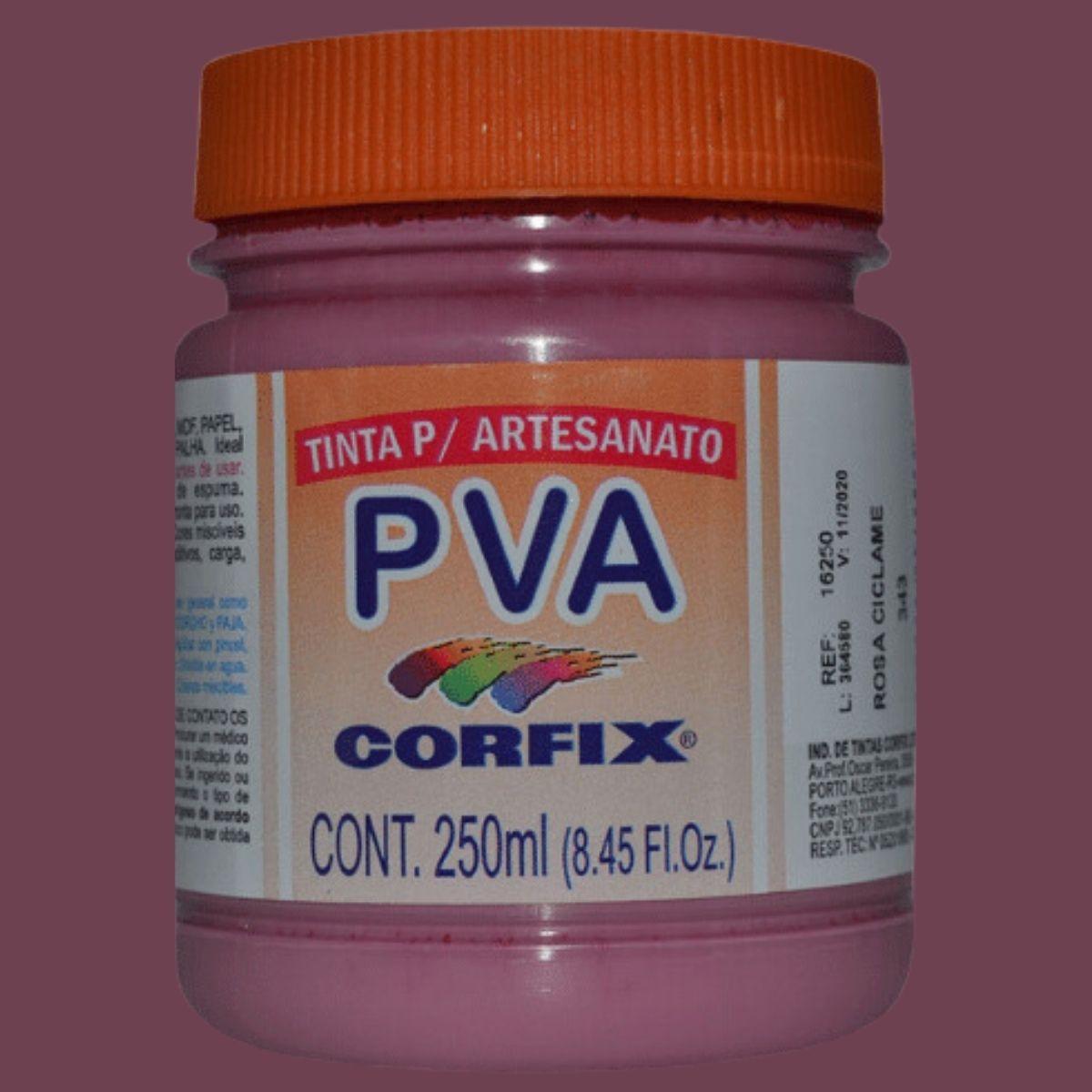 Tinta PVA Fosca Corfix 250ml - Palácio da Arte