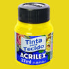 Tinta Tecido Acrilex 37ml Fluorescente - 102 Amarelo Limão
