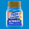 Tinta Tecido Acrilex 37ml Glitter - 204 Azul