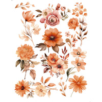 Transfer de Imagem Litoarte 15x19,5 TIM1-003 Floral Bege - Palácio da Arte