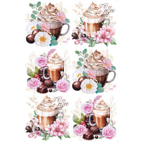 Transfer de Imagem Litoarte 19,5x29,5 TIB-007 Café com bombom - Palácio da Arte