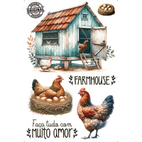 Transfer de Imagem Litoarte 9,8x15 TIS-014 Farm House - Palácio da Arte