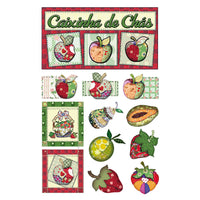 Transfer de Imagem Litoarte 9,8x15 TIS-028 Frutas Patch - Palácio da Arte