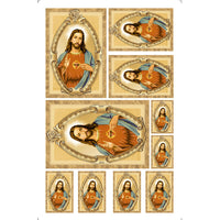 Transfer de Imagem Litoarte 9,8x15 TIS-033 Sagrado Coração de Jesus - Palácio da Arte