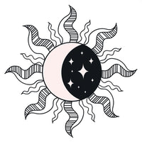 Transfer Têxtil Litoarte 13,5x13,5 TTQ4-007 Sol e Lua - Palácio da Arte