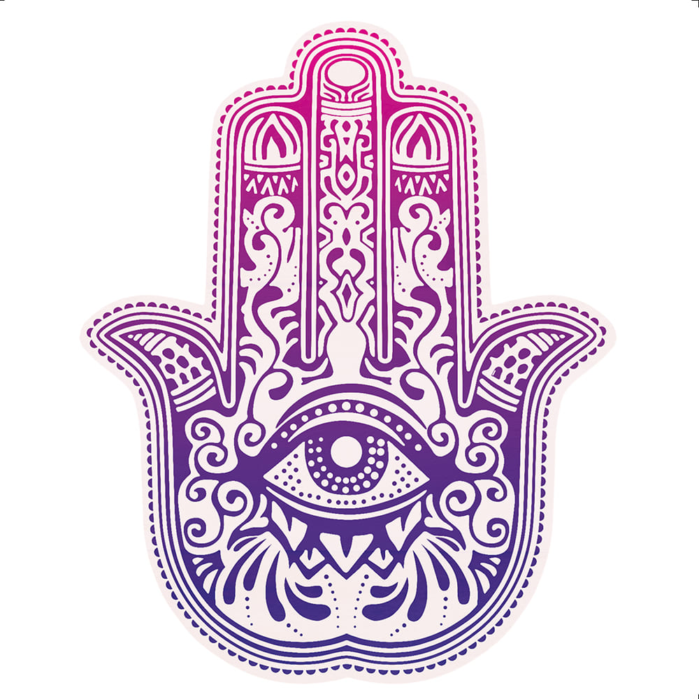 Transfer Têxtil Litoarte 13,5x13,5 TTQ4-008 Hamsá - Palácio da Arte