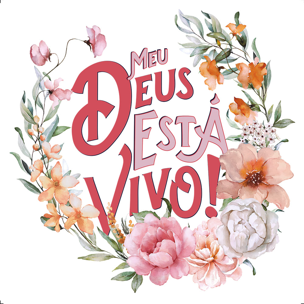 Transfer Têxtil Litoarte 13,5x13,5 TTQ4-015 Frase Deus - Palácio da Arte