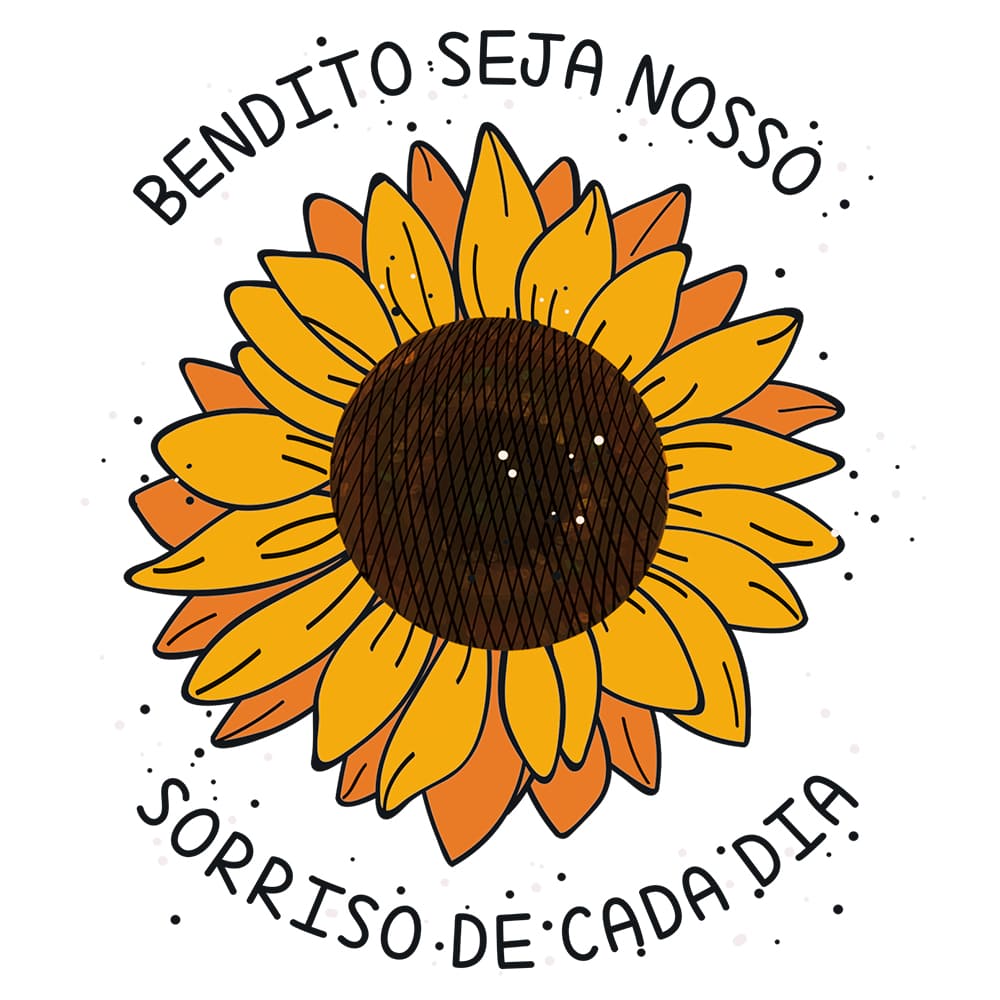 Transfer Têxtil Litoarte 13,5x13,5 TTQ4-020 Girassol - Palácio da Arte