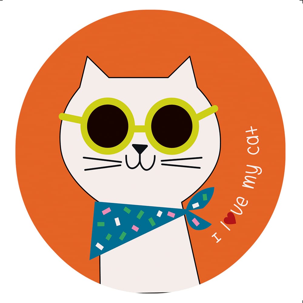 Transfer Têxtil Litoarte 13,5x13,5 TTQ4-021 Gato - Palácio da Arte