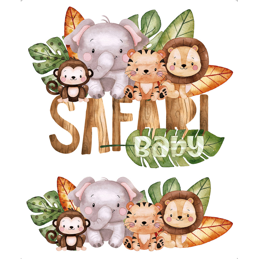 Transfer Têxtil Litoarte 24x20 TTR4-005 Safari - Palácio da Arte