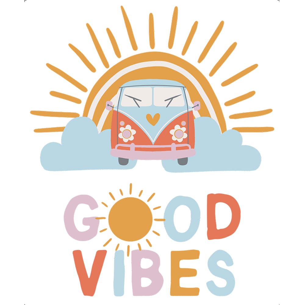 Transfer Têxtil Litoarte 24x20 TTR4-016 Good Vibes - Palácio da Arte