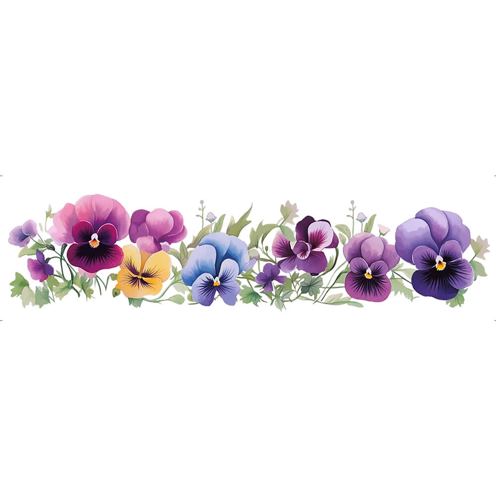 Transfer Têxtil Litoarte 24x7 TTB4-006 Amor Perfeito - Palácio da Arte