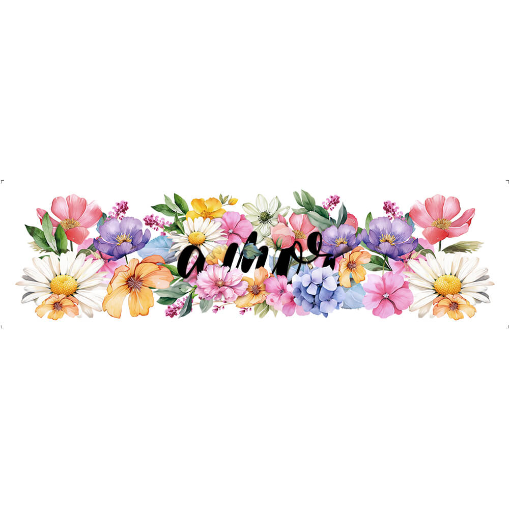 Transfer Têxtil Litoarte 24x7 TTB4-011 Flores - Palácio da Arte