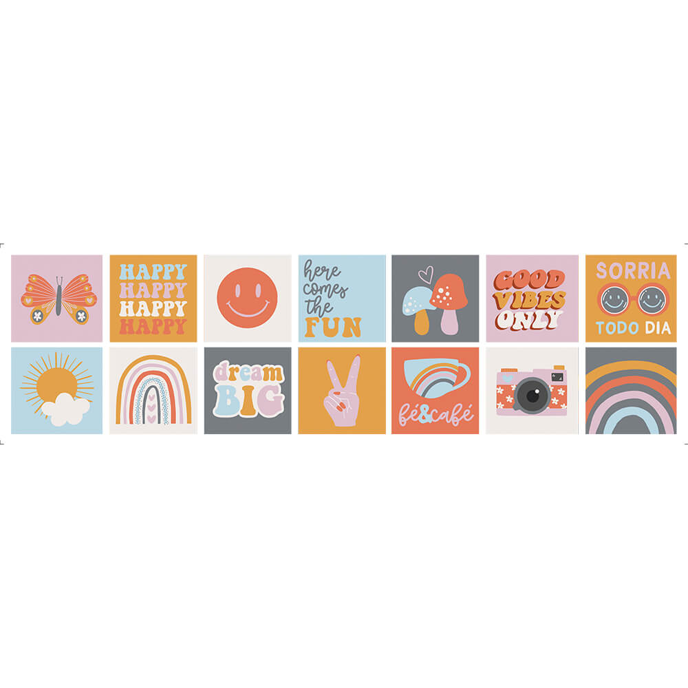 Transfer Têxtil Litoarte 24x7 TTB4-016 Good Vibes - Palácio da Arte