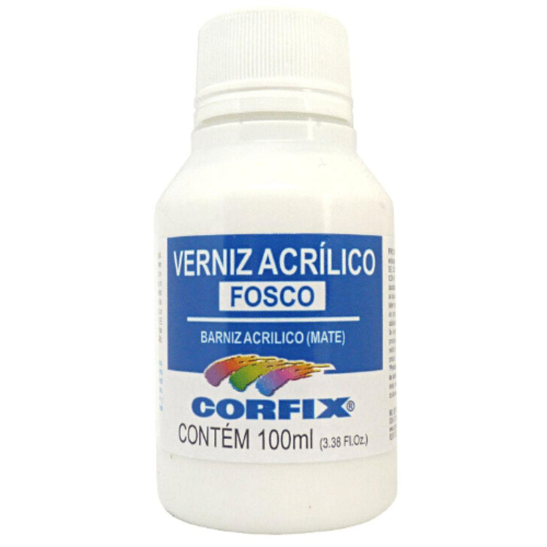 Verniz Acrílico Fosco Corfix 100ml - Palácio da Arte