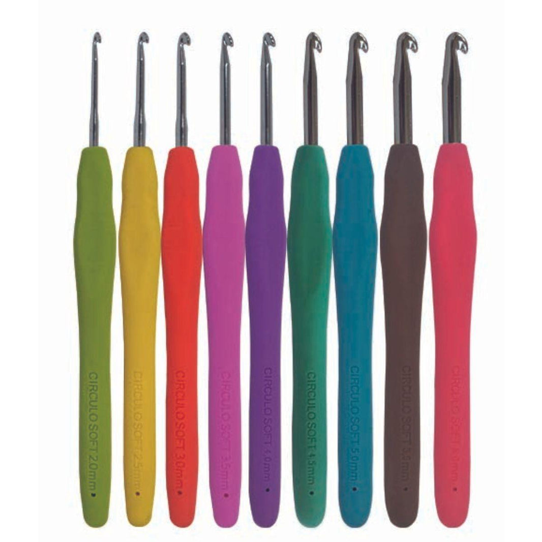 Agulha para Crochê Círculo Soft com Cabo Emborrachado - Palácio da Arte