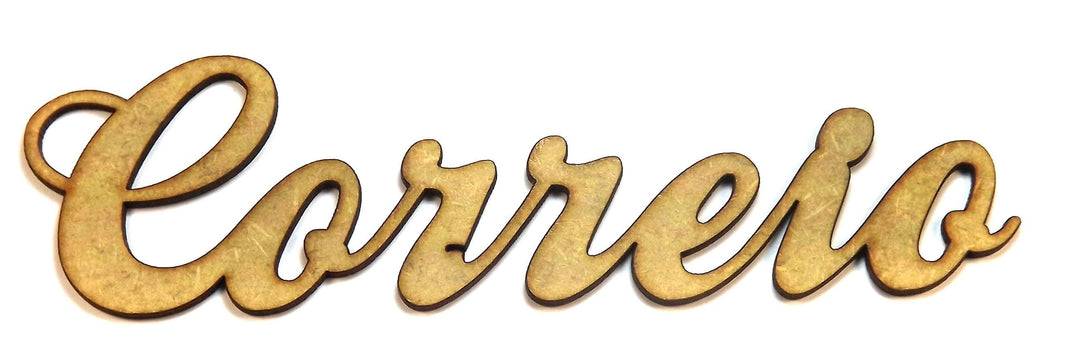 Aplique Correio Grande 18x5cm em MDF - Palácio da Arte