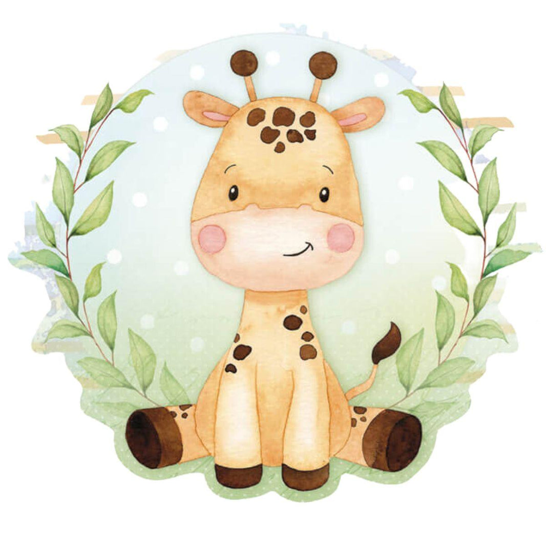 Aplique Litoarte APM12-153 12cm Meu Safari Girafa - Palácio da Arte