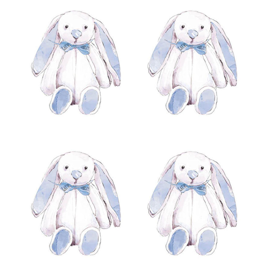 Aplique Litoarte APM3-327 3cm Pacotinho de Amor Menino Coelhos 4 peças - Palácio da Arte