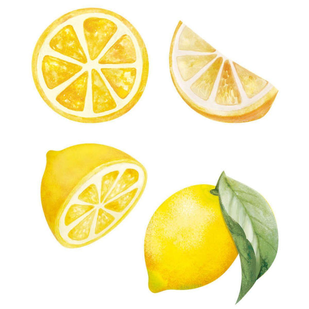 Aplique Litoarte APM3-335 3cm Limões 4 peças - Palácio da Arte