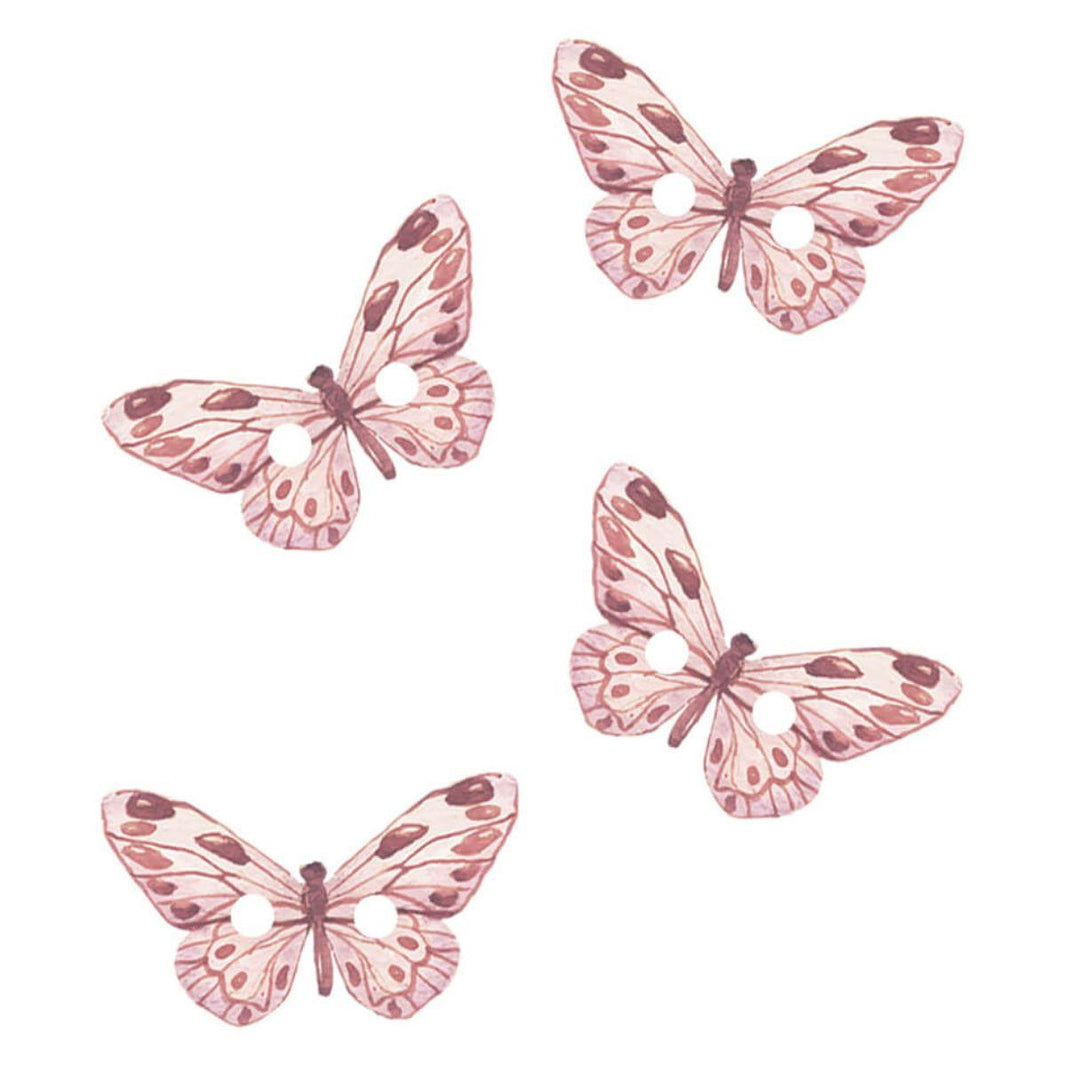 Aplique Litoarte APM3-336 3cm Meu Sonho Vintage Borboletas 4 peças - Palácio da Arte