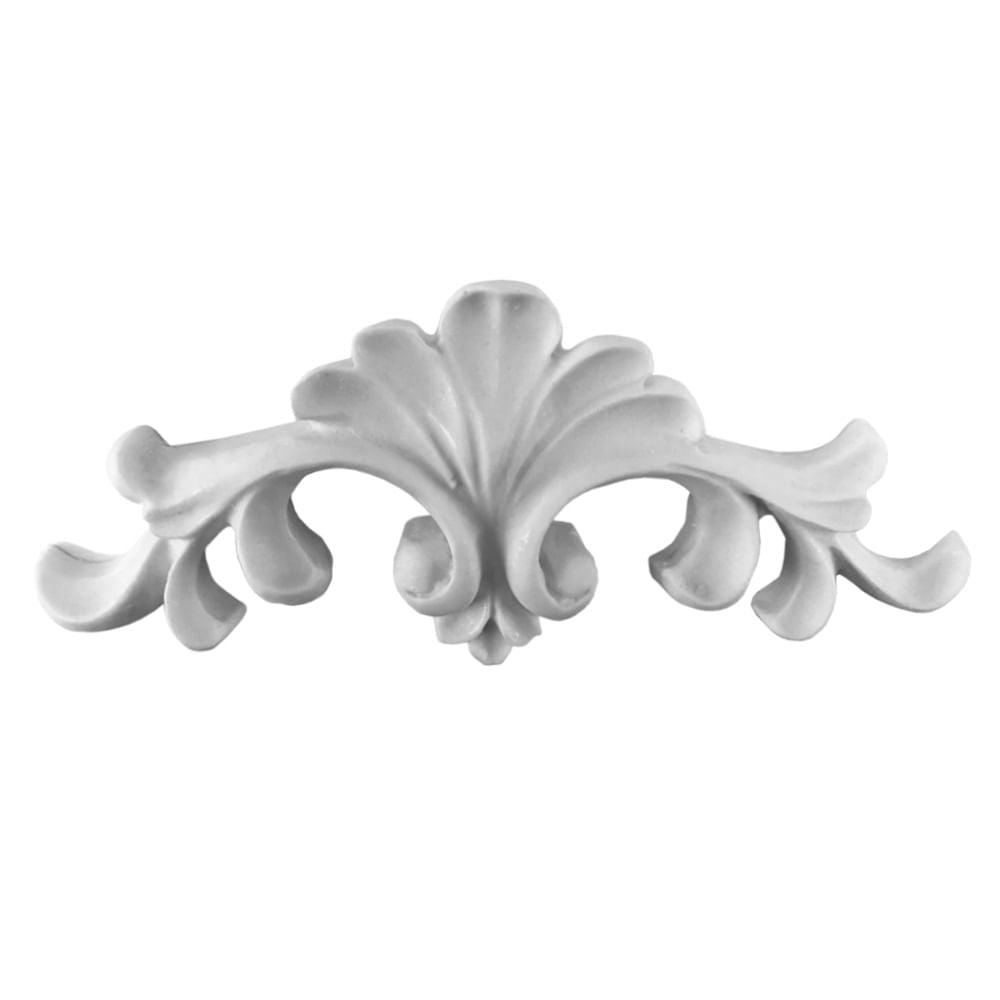 Aplique Ouro Preto 13,5x5,5x1,2cm Resina - Palácio da Arte