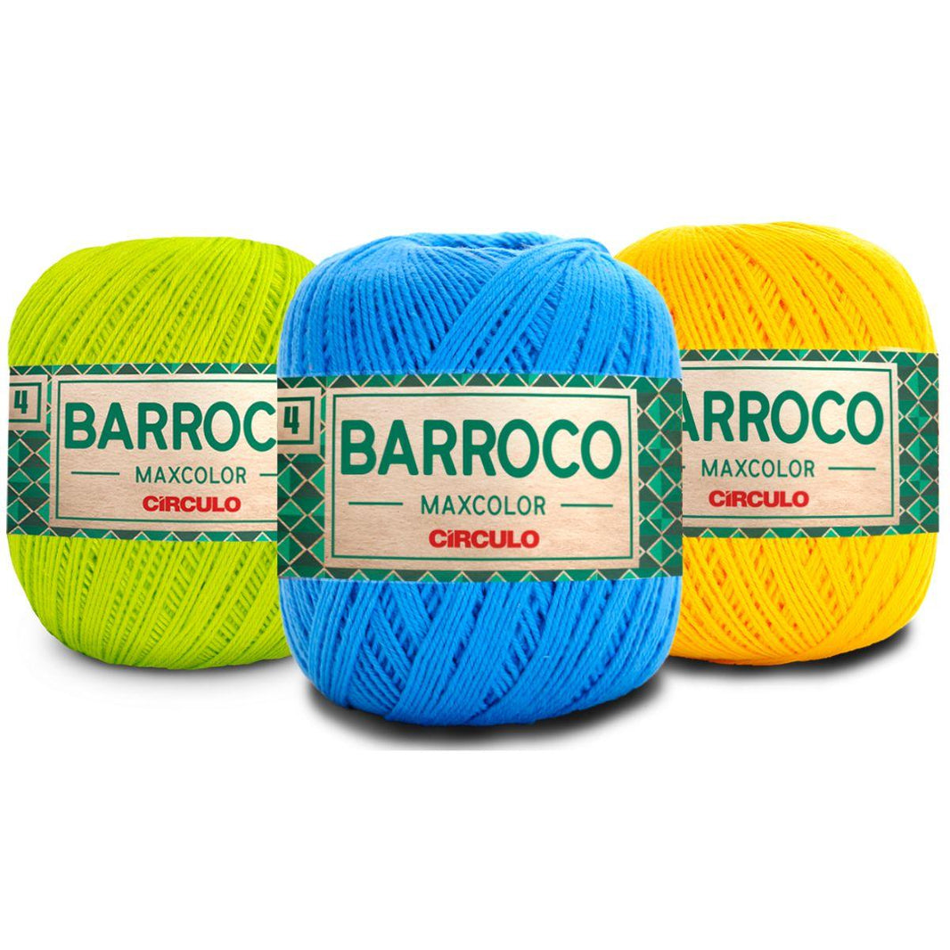 Barbante Barroco Círculo MaxColor 4 200g com 338m - Palácio da Arte