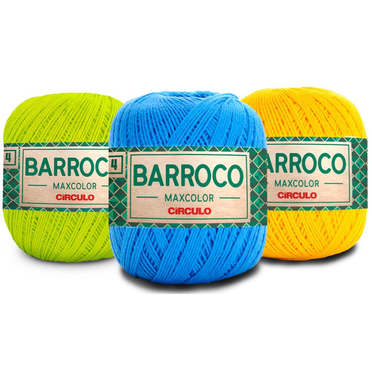 Barbante Barroco Círculo MaxColor 4 200g com 338m - Palácio da Arte