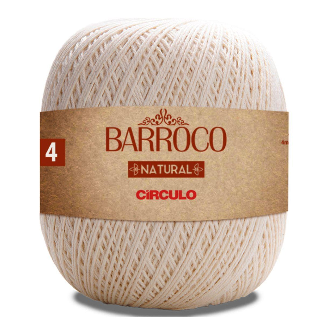Barbante Barroco Círculo Natural 4 700g com 1186m - Palácio da Arte