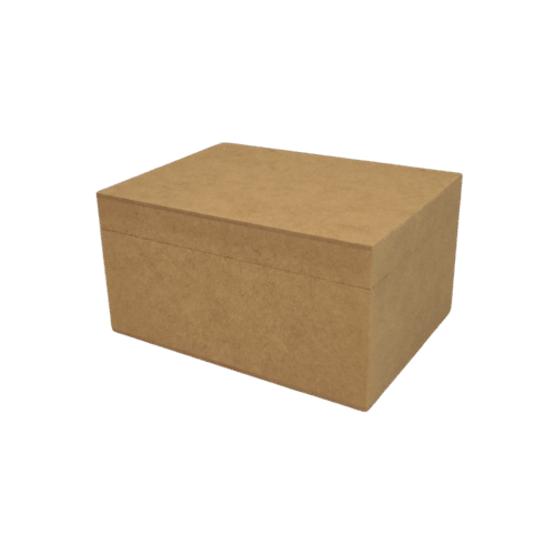 Caixa em MDF com Dobradiça Alta 20x15x10,5cm 4 Divisões - Palácio da Arte