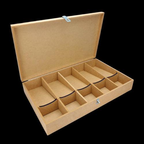 Caixa em MDF de Dinheiro com Dobradiça e Fecho 48x29x8,3cm - Palácio da Arte