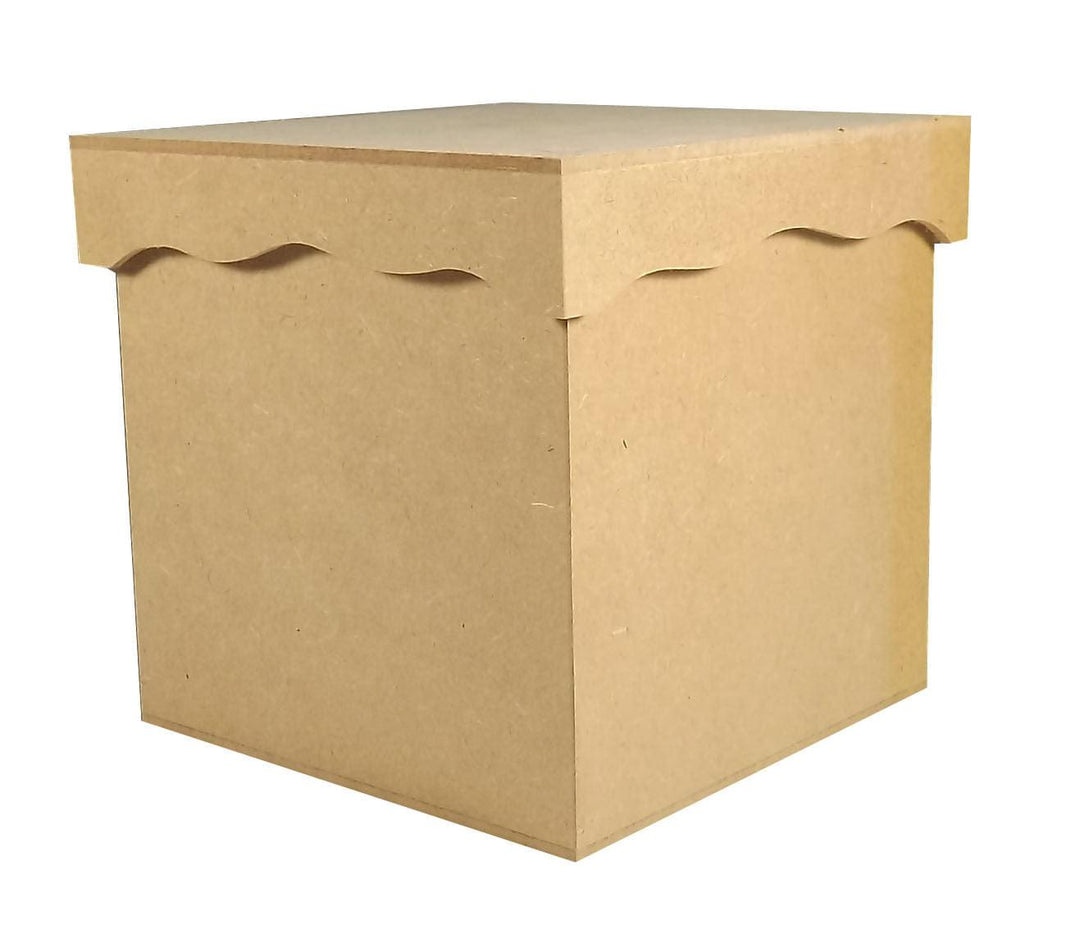 Caixa Panetone Tampa de Sapato Alta Trabalhada 15,5x15,5x15,5cm - Palácio da Arte