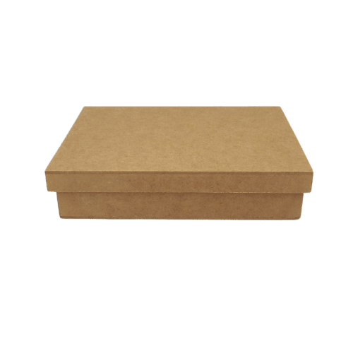 Caixa Tampa de Sapato Retangular em MDF 25x20x5cm Lisa - Palácio da Arte