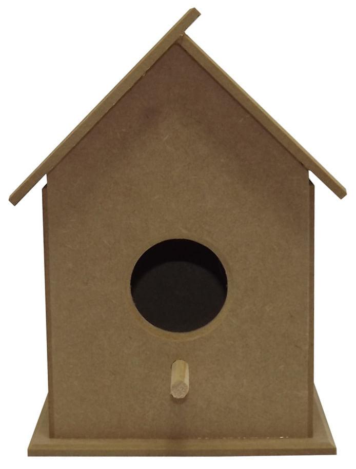 Casa de Passarinho Colonial Grande em MDF - Palácio da Arte