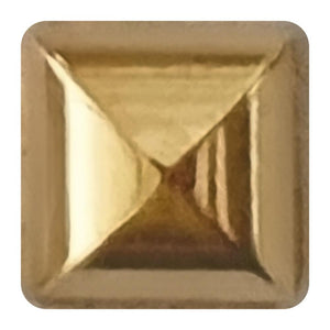 Chaton Quadrado ABS Pedra Decorativa Make Mais 17g 8mm Dourado - Palácio da Arte