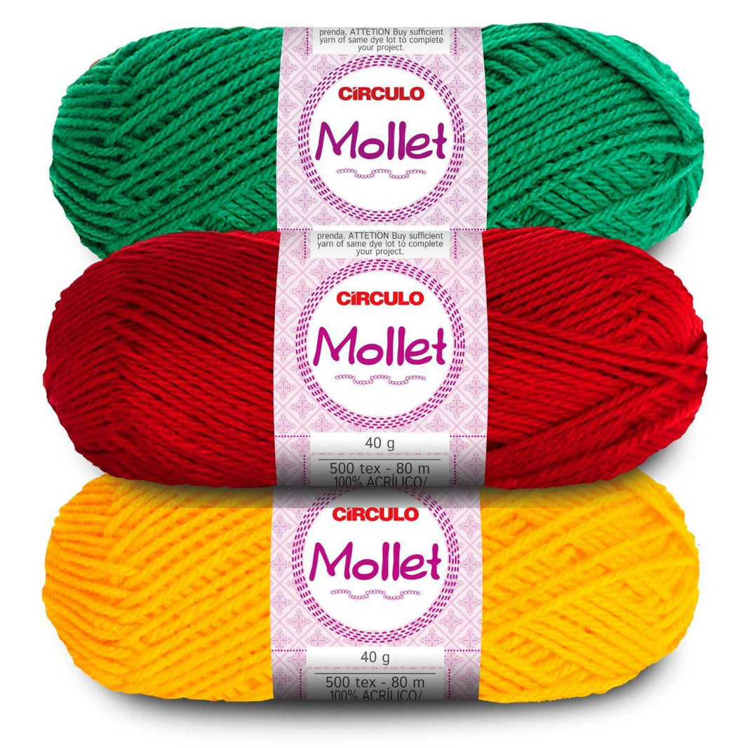 Fio de Lã Mollet Círculo 40g com 80m - Palácio da Arte