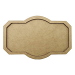 Moldura Retangular 15,5x10cm em MDF - Palácio da Arte