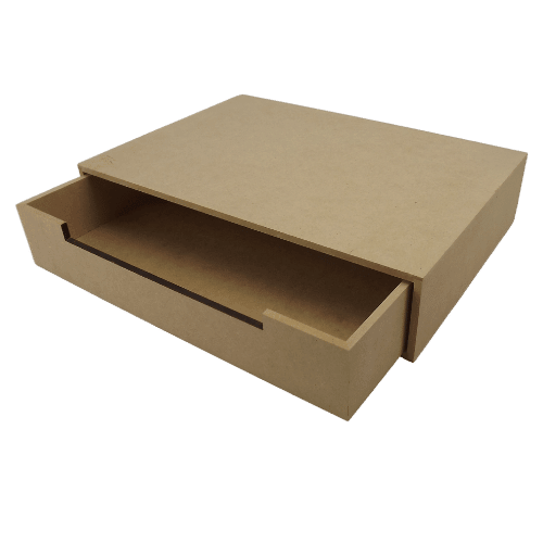 Organizador de Mesa com 1 Gaveta em MDF 7x23x33cm - Palácio da Arte