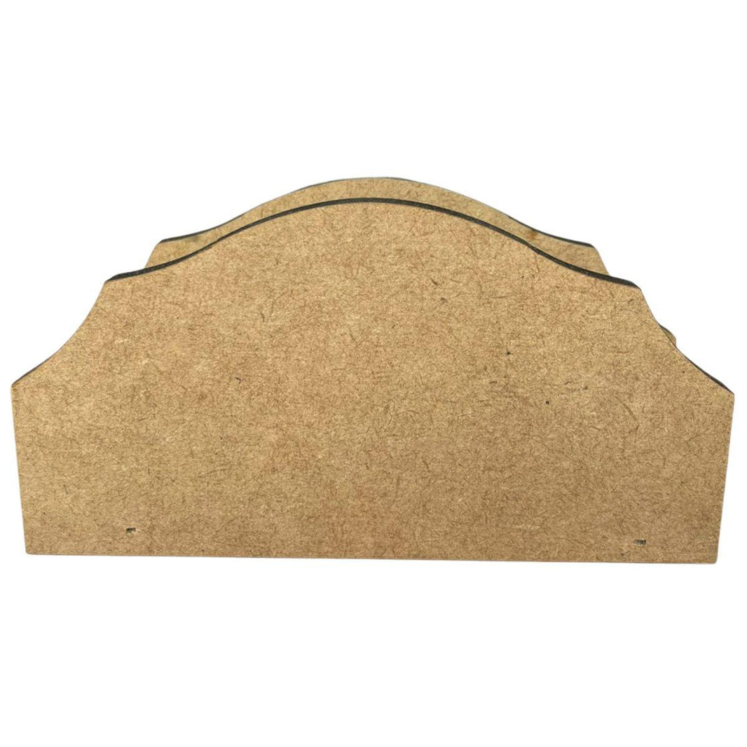 Porta Guardanapos Ondulado em MDF 14x7x4cm - Palácio da Arte