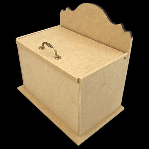 Porta Treco com Alça Metálica em MDF 14x21x22cm - Palácio da Arte