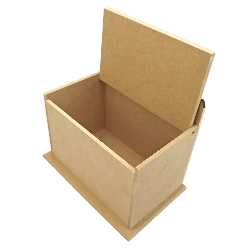 Porta Treco com Alça Metálica em MDF 14x21x22cm - Palácio da Arte