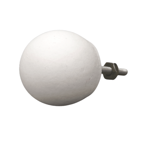 Puxador de Gaveta Redondo 4x4cm Resina - Palácio da Arte