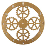 Relógio de Parede Engrenagens 30x30cm em MDF - Palácio da Arte