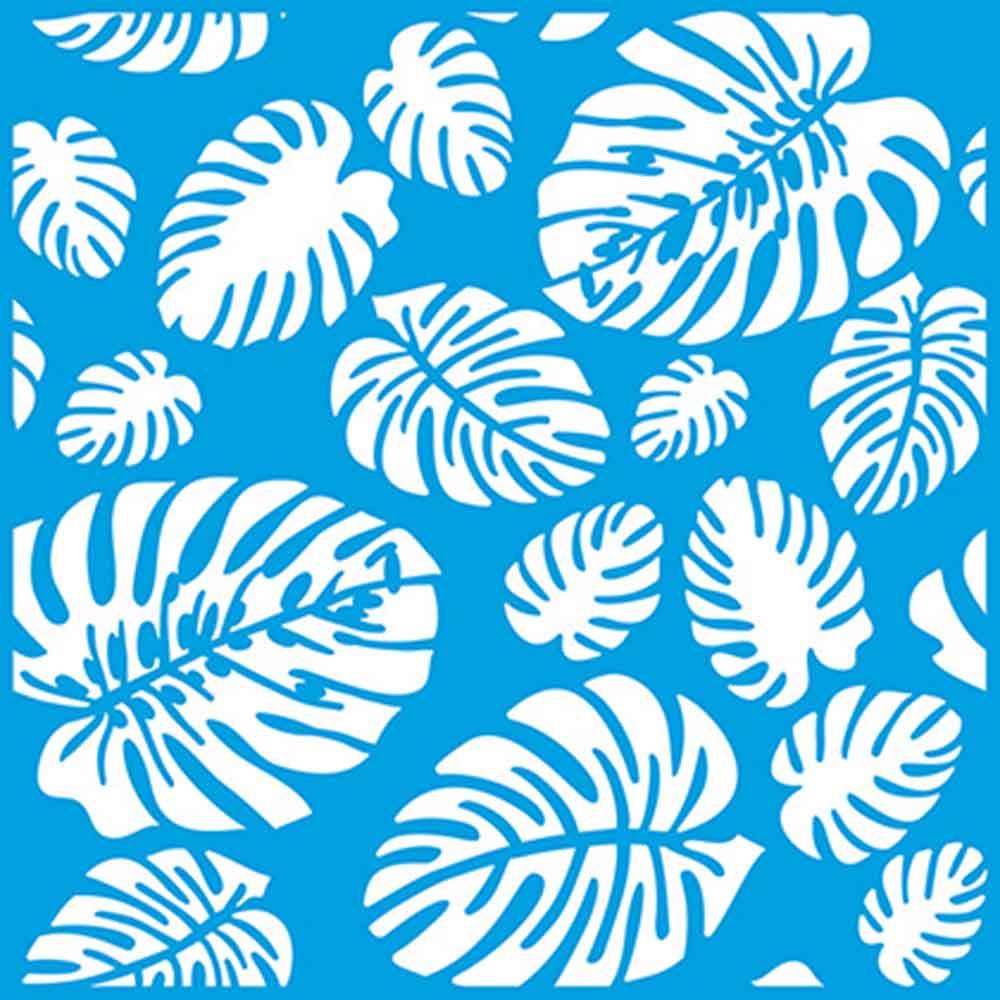 Stencil Litoarte 20x20 STXX-064 Estampa Costela de Adão - Palácio da Arte