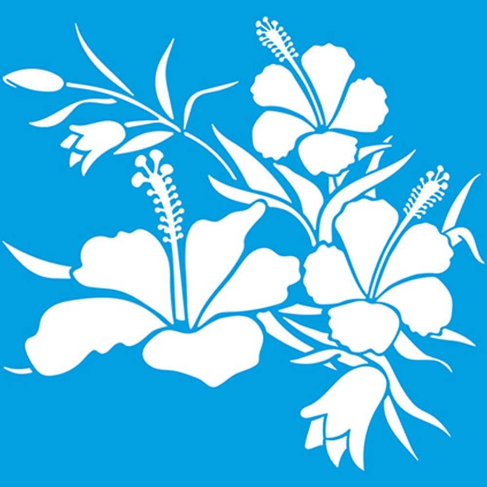 Stencil Litoarte 20x20 STXX-067 Arranjo Tropical - Palácio da Arte